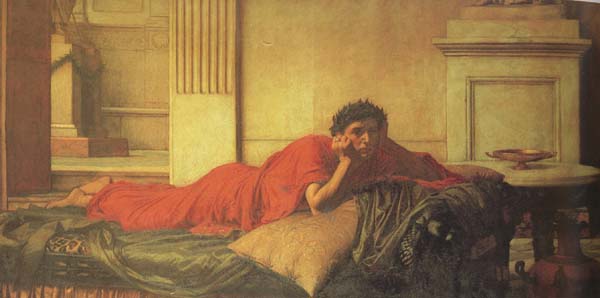 John William Waterhouse The Remorse of Nero after the Murder of his Mother (mk41)